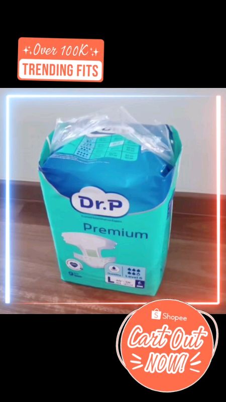 (New) Dr.P Premium Level 6 Adult Tape Diaper M/L/XL Size - Single Pack #dr #p #adult #tape #diaper #diapers